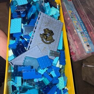 LEGO Hogwarts themed Blue and Teal Building Set